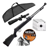 Rifle Swat Airguns B3-3p 5,5 Mm + Mira 4x20 + Funda