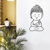 Adesivo Decorativo Parede - Meditação De Buda Art