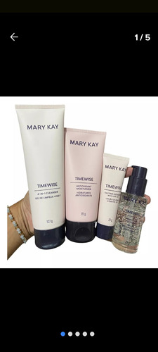 Promoção Kit 3d Timewise Mary Kay 4passos Tira Manchas