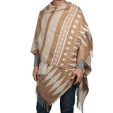 Ruana Poncho Mantón Hombre Étnico Guarda Pampa