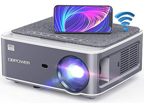 Dbpower Native 1080p Wifi Projector, 8500l Full Hd Outdoor M