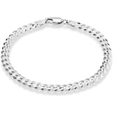 Miabella Pulsera De Cadena De Eslabones Cubanos De Plata De 