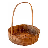 Cesto Bambu Vime Palha 20 De 20cm, 20 De 25cm E 20 De 30cm