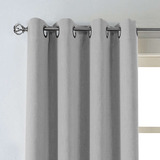 Set Cortina Blackout Térmico 140x220 Cm - Gris Perla