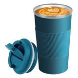 Termos Para Cafe 510 Ml Con Diseño Protector Mano Silicona