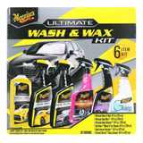 Menguiars Ultimate Kit De Lavado Y  Encerado Cristales Autos