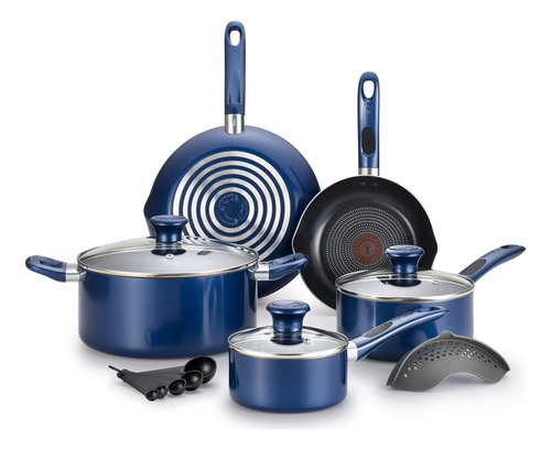 Juego De Utensilios De Cocina Antiadherentes T-fal Apto Para