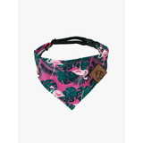 Bandana  Regulagem Para Cachorro - Flamingos (tamanho Gg-xgg