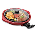 Grill Multifuncional Antiaderente Life Red Lenoxx Pgr159 220