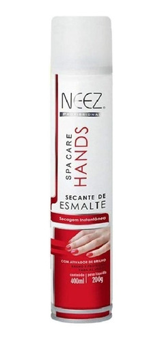 Neez Profissional Spa Care Hands Secante De Esmalte 400ml