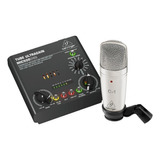 Behringer Interfaz Valvular Mic500 + C1 Mic. Musicapilar