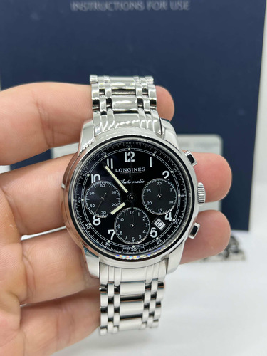 Relógio Longines Saint Imier 41mm Aço Original Completo