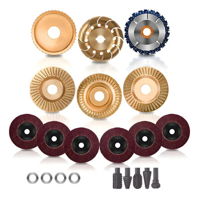 Juego De 21 Discos Para Tallar Madera Para Amoladora Angular Multicolor