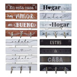 Porta Llaves Colgante Pared Decorado Frases 