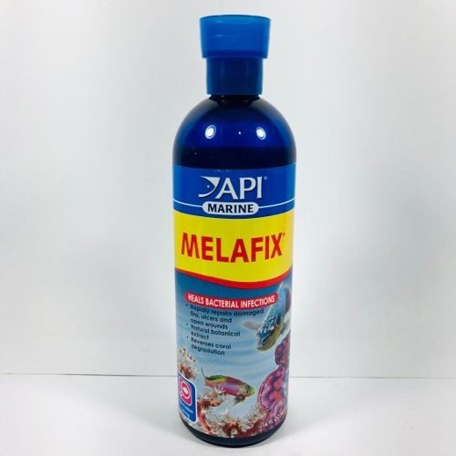 Api Melafix Marine 473ml Trata Infecções Peixes E Corais