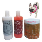Shampoo + Cond Restaurador 3 X 1 + Mascara De Argan Pet Cães