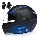 Casco Moto Bluetooth Modular Dot/ece, Material Seguro