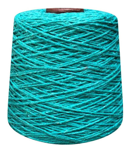 Barbante Colorido Número 6 Fios Para Crochê 1 Kg Prial Cor Verde Esmeralda