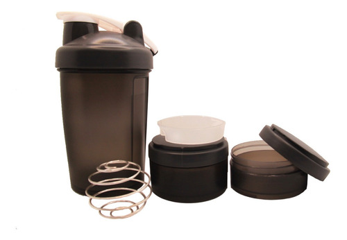 Vaso Mezclador/shaker/asa/agitador+pastillero/proteína- Gym 