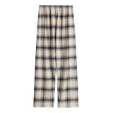 Pantalones De Ropa De Dormir Cepillados Para Hombre, Pijama