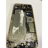 Placa iPhone 5s (não Liga) Com Carcaça Dourada
