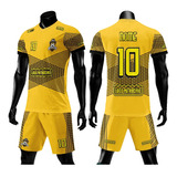 Uniforme De Futebol Personalizado 18 Kits (short E Camisa)