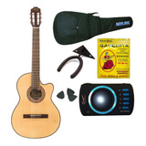 Gracia M10 Combo Guitarra Clasica + Funda + Afinador + Acc