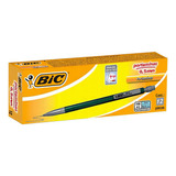 Portaminas Lapicero Bic Hb No. 2 Fino 0.5 Mm 12 Piezas 