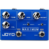 Pedal Joyo Maximum Overdrive & Booster R-05 Color Azul