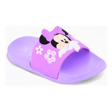 Ojotas Playera Footy Disney Minnie Lila Originales