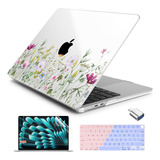 Funda Batianda Para Macbook Air 13 M2 + C/teclado Floral
