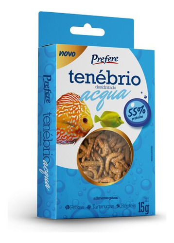 Tenebrio Desidratado Acqua 15g Prefere