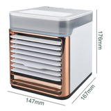 Climatizador Mini Ar Condicionado Ventilador Umidificador Cor Branco