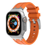 Correa De Silicona For Apple Watch Ultra 8 7 Se 6 5 4/3/2/1