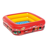 Piscina Inflável Quadrada Intex Cars 57101 De 85cm X 85cm X 23cm 57l Multicolor