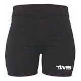 Tws Calza Corta Mujer Faja Alta Gym Fitness Entrenamiento