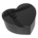 Caja De Regalo Negra Con Forma De Corazón Floral Boxes, Fina