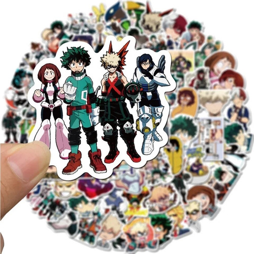  Set 100 Stickers Academia De Heroes Anime My Hero Academia