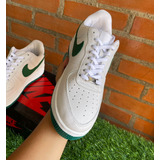 Nike Original Air Forcé Usad-cue Blancos Paloma Verde 27mx