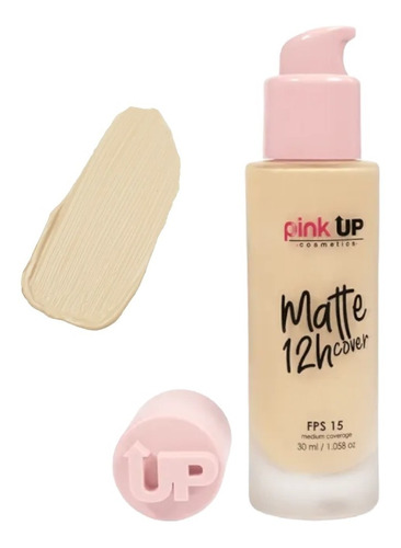 Base De Maquillaje Matte Cover 12 Horas Pink Up 