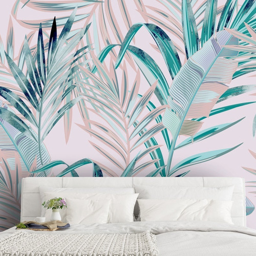 Vinil Decorativo Tapiz Hojas Planta Wallpaper Autoadhesivo 