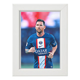 Cuadro Decorativo Portarretrato Lionel Messi Psg 7x5