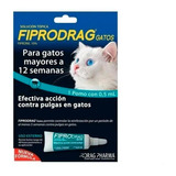 Pipeta Fiprodrag Antipulga Gatos Mayores De 12 Semanas 0.5ml