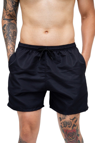 Short Calção Tactel Verão Praia Seca Rápido Com Bolso 