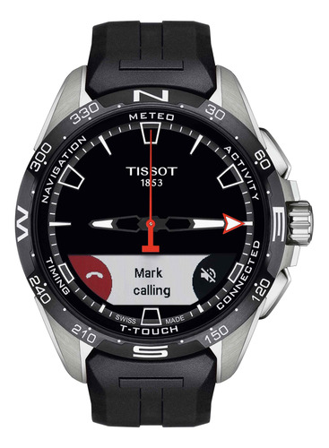 Reloj Digital Tissot T-touch Connect Solar Acero Negro