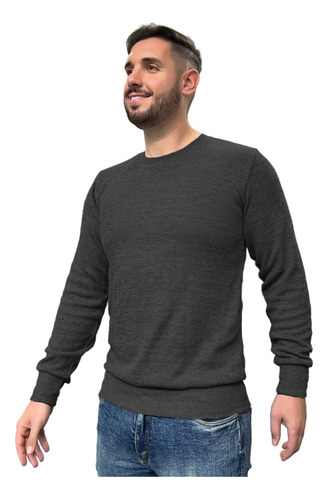 Suéter Masculino Pulover Blusa Frio Casaco Lã Tricot Social