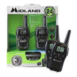 Radios Midland 24 Millas 22 Canales Con Cargador Y Pilas 