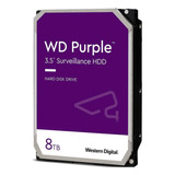 Disco Rígido Interno Western Digital Wd Purple Wd80purz 8tb 
