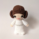 Princesa Leia Star Wars Amigurumi Peluche Tejido A Crochet