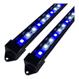 2 Luminárias Led 1m Exclusiva P/ Aquário - Controle Remoto